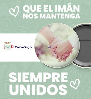 Imán de nevera con mensaje personalizado